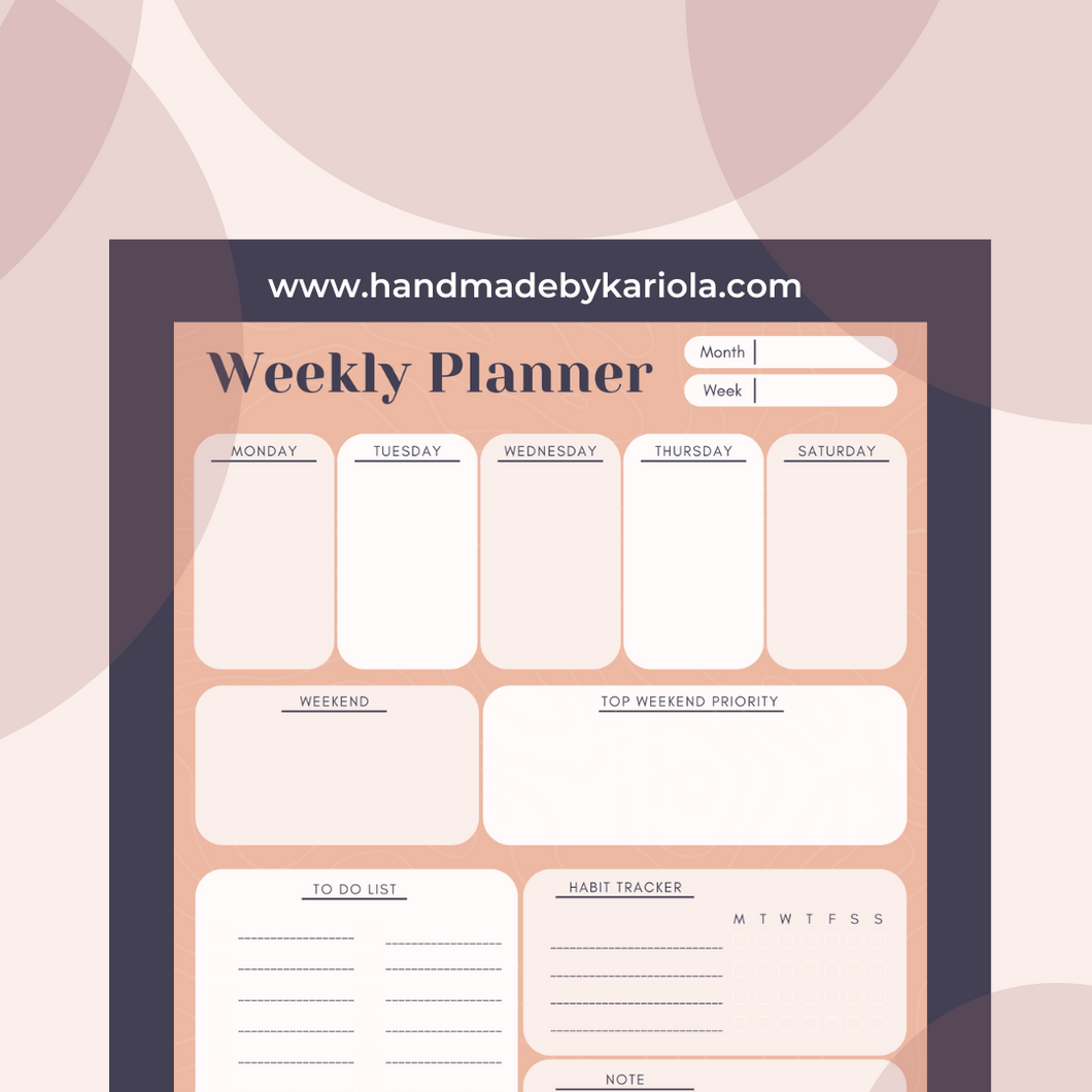 Weekly Planner